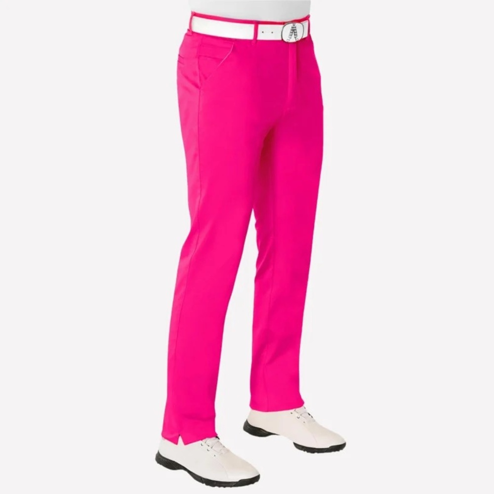 Men's Pink Golf Slacks